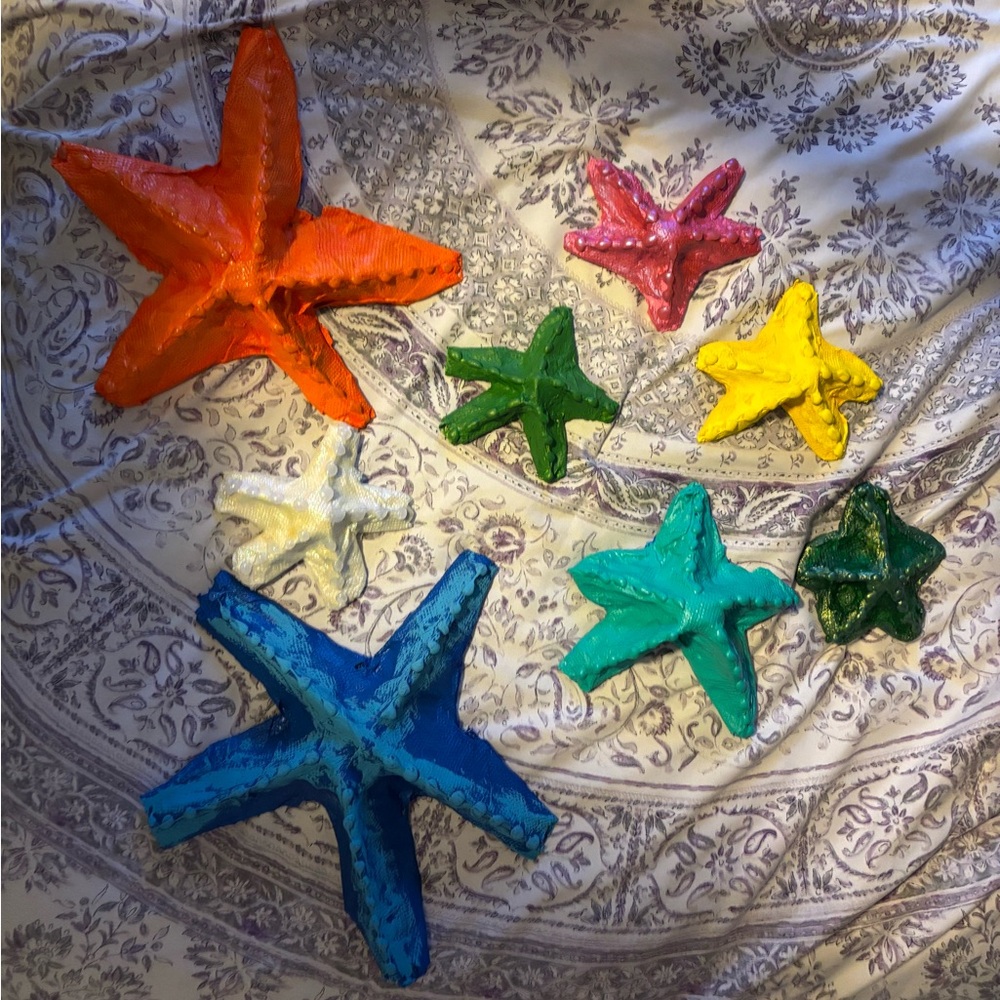 Colorful Starfish Decor Set